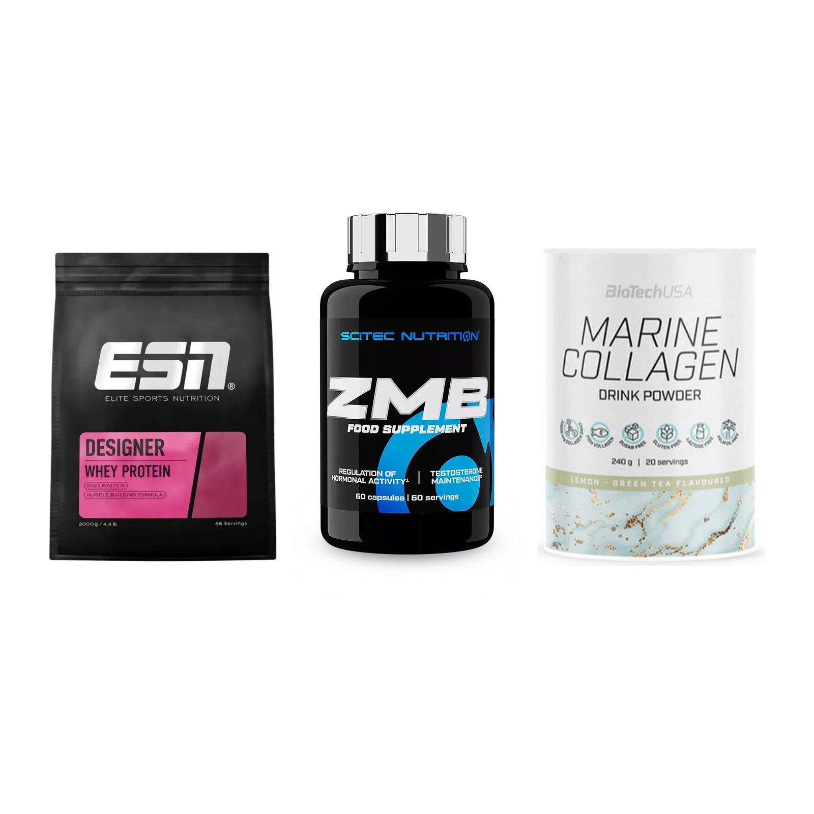 Regenerations-Set: ESN Designer + Scitec ZMB + BioTech Marine – alle enthaltenen Artikel