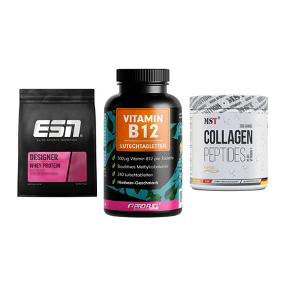 Regenerations-Set: ESN Designer + ProFuel Vitamin + MST Collagen – alle enthaltenen Artikel