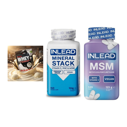 Regenerations-Set: Sinob Honest + INLEAD Mineral + INLEAD MSM – alle enthaltenen Artikel
