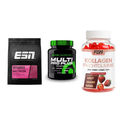 Regenerations-Set: ESN Designer + Scitec Multi + FGN Kollagen 60 – alle enthaltenen Artikel