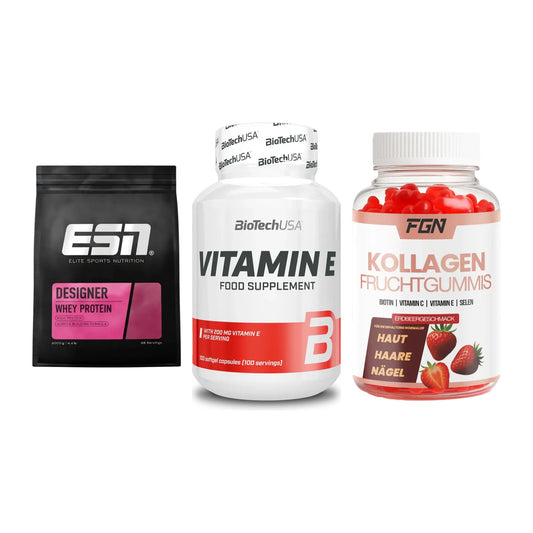 Regenerations-Set: ESN Designer + BioTech Vitamin + FGN Kollagen 60 – alle enthaltenen Artikel