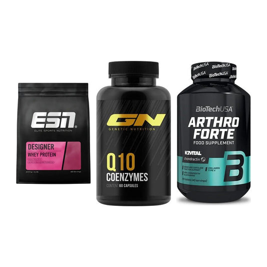 Regenerations-Set: ESN Designer + GN Q10 Health + BioTech Arthro – alle enthaltenen Artikel