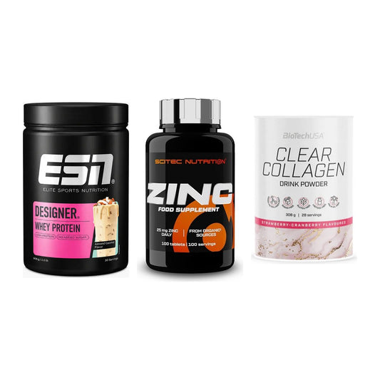 Regenerations-Set: ESN Designer + Scitec Zinc + BioTech Clear – alle enthaltenen Artikel