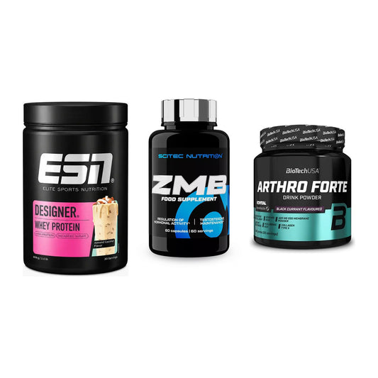 Regenerations-Set: ESN Designer + Scitec ZMB + BioTech Arthro – alle enthaltenen Artikel