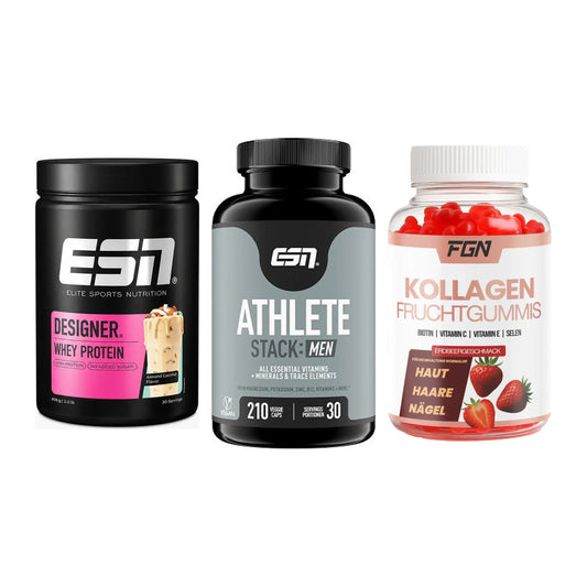 Regenerations-Set: ESN Designer + ESN Athlete + FGN Kollagen 60 – alle enthaltenen Artikel
