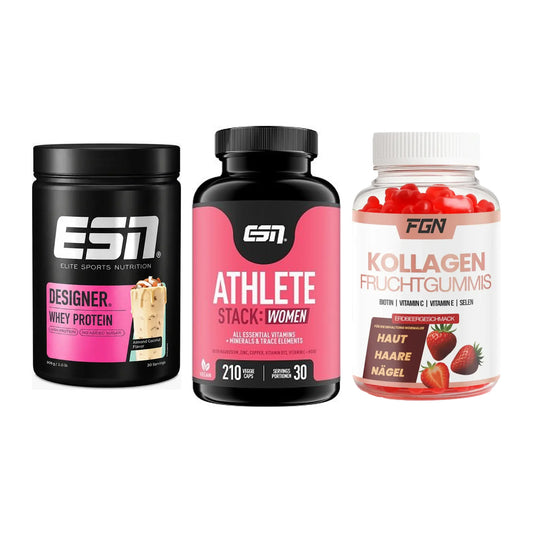 Regenerations-Set: ESN Designer + ESN Athlete + FGN Kollagen 60 – alle enthaltenen Artikel
