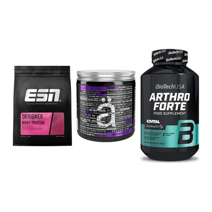 Regenerations-Set: ESN Designer + Nanosupps Hype + BioTech Arthro – alle enthaltenen Artikel