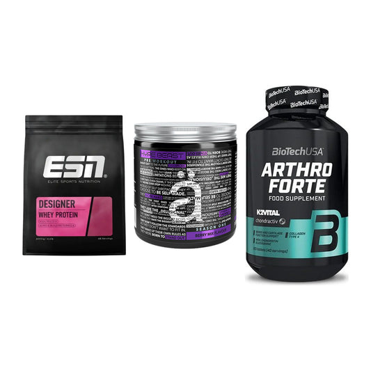 Regenerations-Set: ESN Designer + Nanosupps Hype + BioTech Arthro – alle enthaltenen Artikel