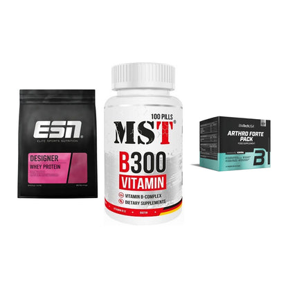 Regenerations-Set: ESN Designer + MST B300 + BioTech Arthro – alle enthaltenen Artikel