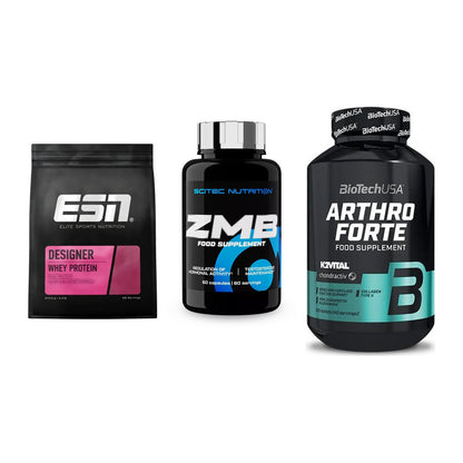 Regenerations-Set: ESN Designer + Scitec ZMB + BioTech Arthro – alle enthaltenen Artikel
