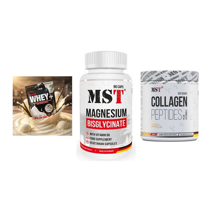 Regenerations-Set: Sinob Honest + MST Magnesium + MST Collagen – alle enthaltenen Artikel