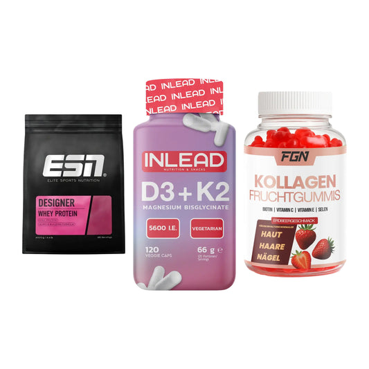 Regenerations-Set: ESN Designer + INLEAD Vitamin + FGN Kollagen 60 – alle enthaltenen Artikel