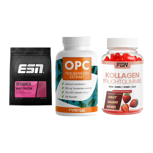 Regenerations-Set: ESN Designer + ProFuel OPC + FGN Kollagen 60 – alle enthaltenen Artikel