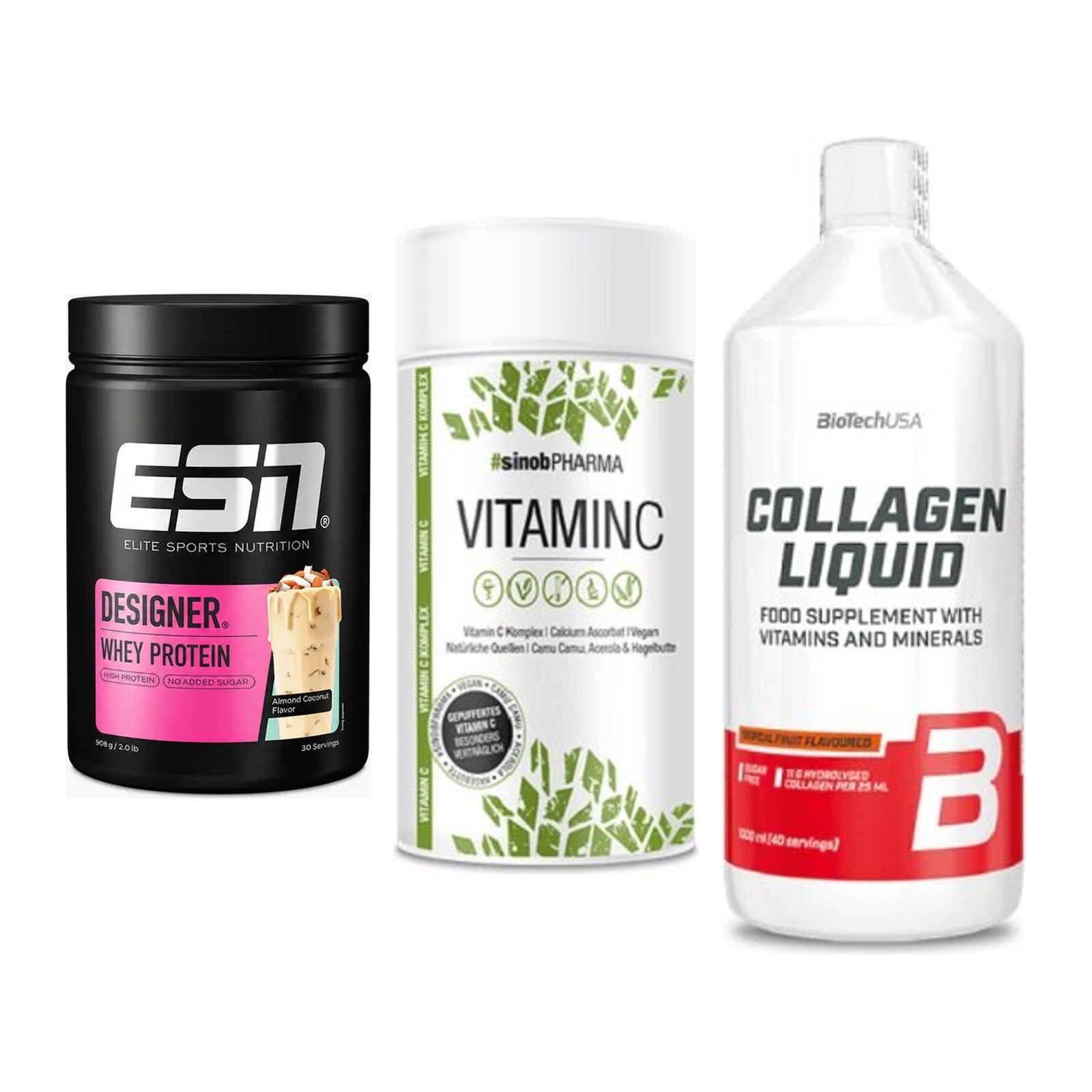 Regenerations-Set: ESN Designer + Sinob Vitamin C + BioTech Collage – alle enthaltenen Artikel