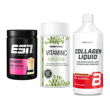 Regenerations-Set: ESN Designer + Sinob Vitamin C + BioTech Collage – alle enthaltenen Artikel