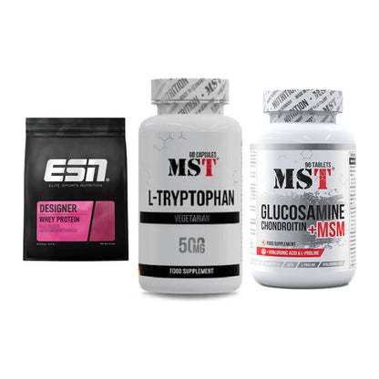 Regenerations-Set: ESN Designer + MST Tryptophan + MST Glucosamine – alle enthaltenen Artikel