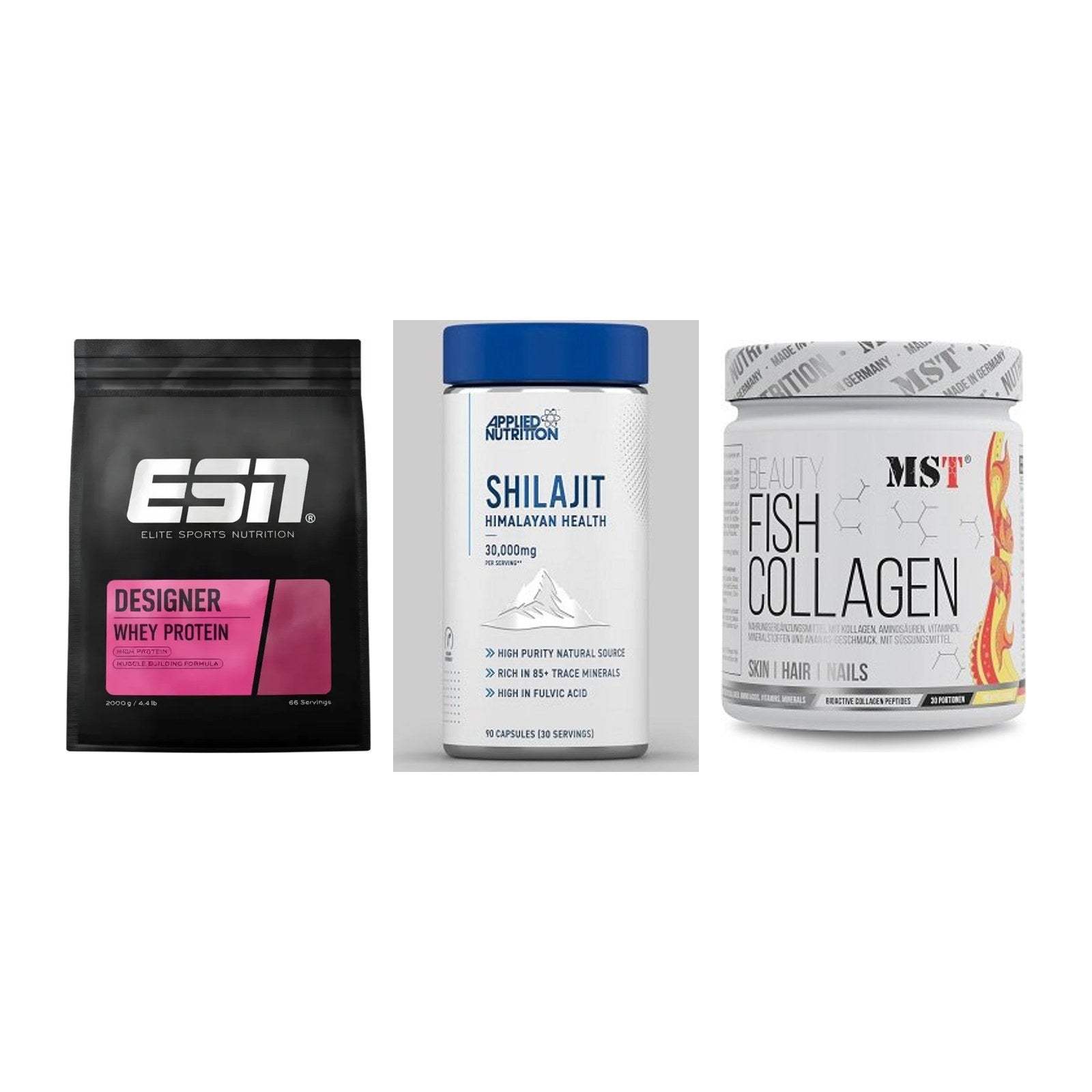 Regenerations-Set: ESN Designer + Applied Nutriti + MST Beauty Fish – alle enthaltenen Artikel