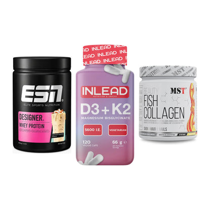 Regenerations-Set: ESN Designer + INLEAD Vitamin + MST Beauty Fish – alle enthaltenen Artikel