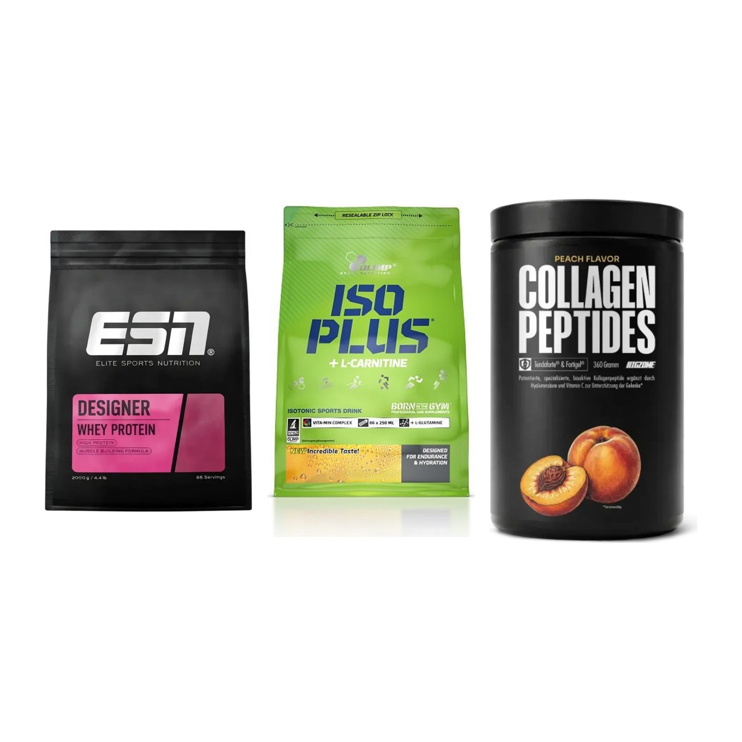 Regenerations-Set: ESN Designer + Olimp Iso Plus + Big Zone – alle enthaltenen Artikel