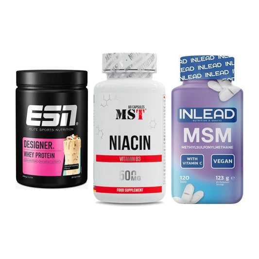 Regenerations-Set: ESN Designer + MST Niacin + INLEAD MSM – alle enthaltenen Artikel