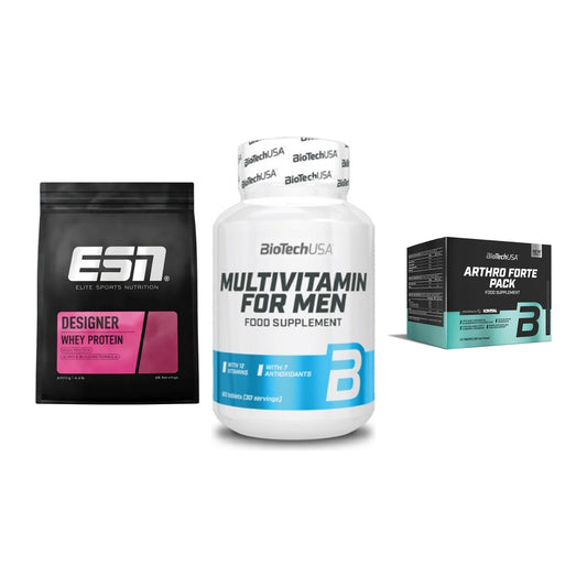 Regenerations-Set: ESN Designer + BioTech Multivi + BioTech Arthro – alle enthaltenen Artikel