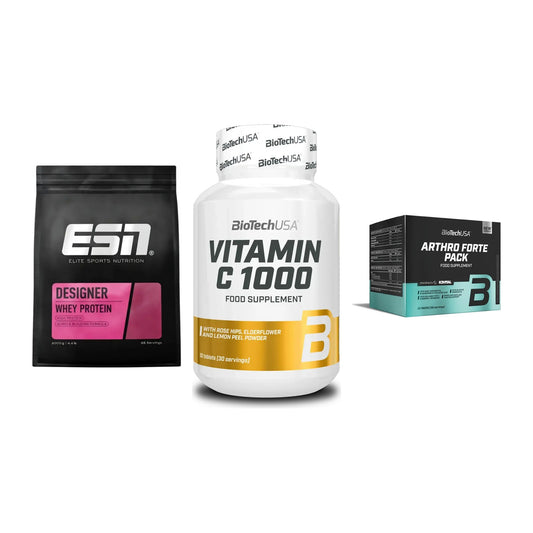 Regenerations-Set: ESN Designer + BioTech Vitamin + BioTech Arthro – alle enthaltenen Artikel