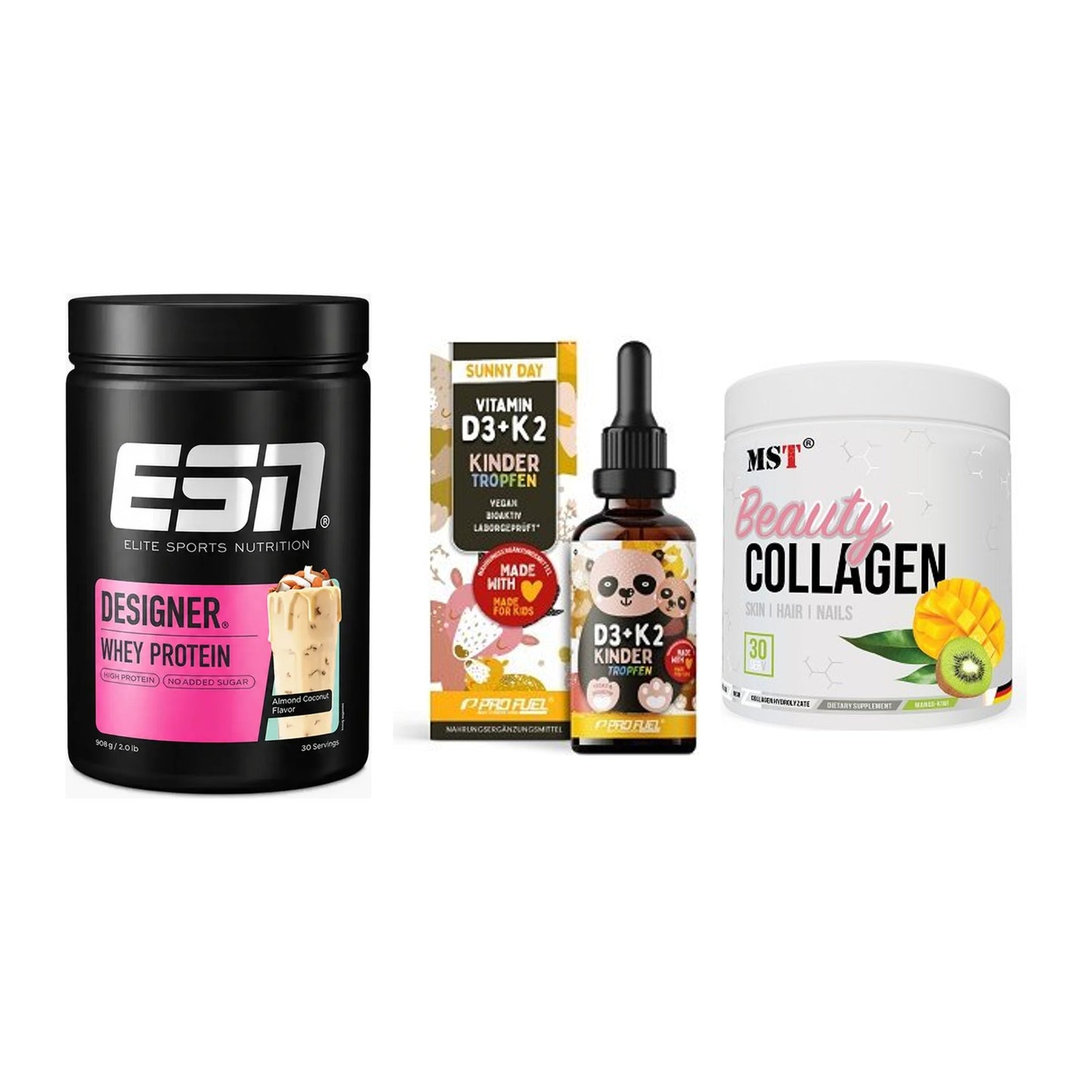 Regenerations-Set: ESN Designer + ProFuel VITAMIN + MST Beauty – alle enthaltenen Artikel