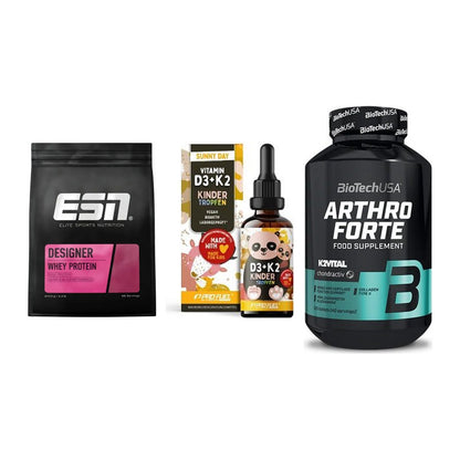 Regenerations-Set: ESN Designer + ProFuel VITAMIN + BioTech Arthro – alle enthaltenen Artikel