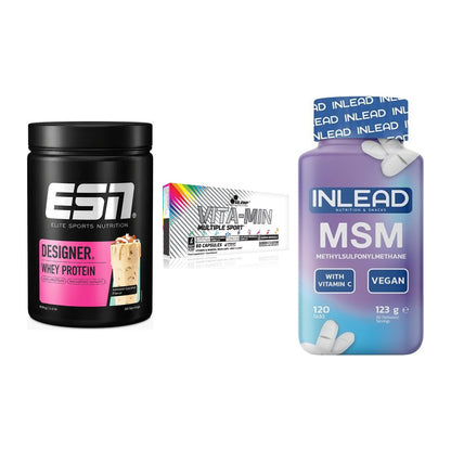 Regenerations-Set: ESN Designer + Olimp Vita-Min + INLEAD MSM – alle enthaltenen Artikel