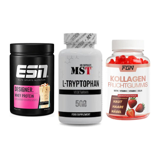 Regenerations-Set: ESN Designer + MST Tryptophan + FGN Kollagen 60 – alle enthaltenen Artikel