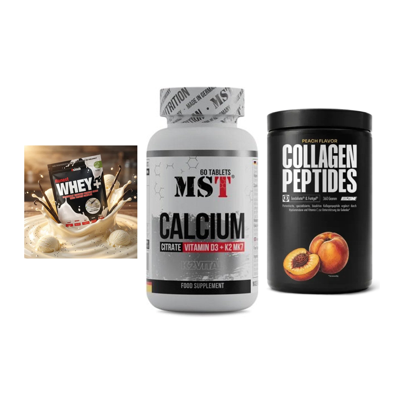 Regenerations-Set: Sinob Honest + MST Calcium + Big Zone – alle enthaltenen Artikel