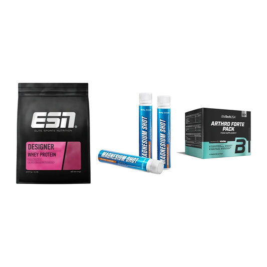 Regenerations-Set: ESN Designer + Body Attack + BioTech Arthro – alle enthaltenen Artikel