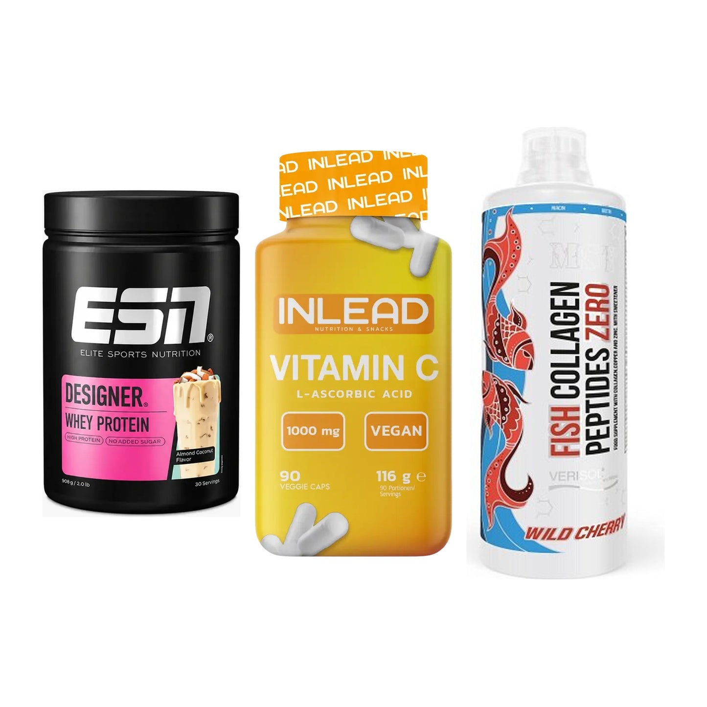 Regenerations-Set: ESN Designer + INLEAD Vitamin + MST Fish – alle enthaltenen Artikel