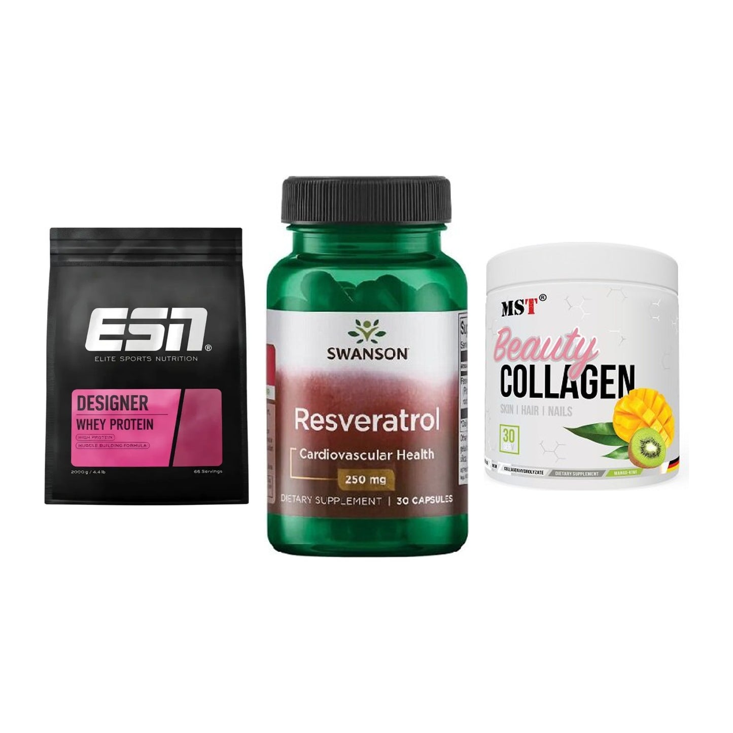 Regenerations-Set: ESN Designer + Swanson Resvera + MST Beauty – alle enthaltenen Artikel