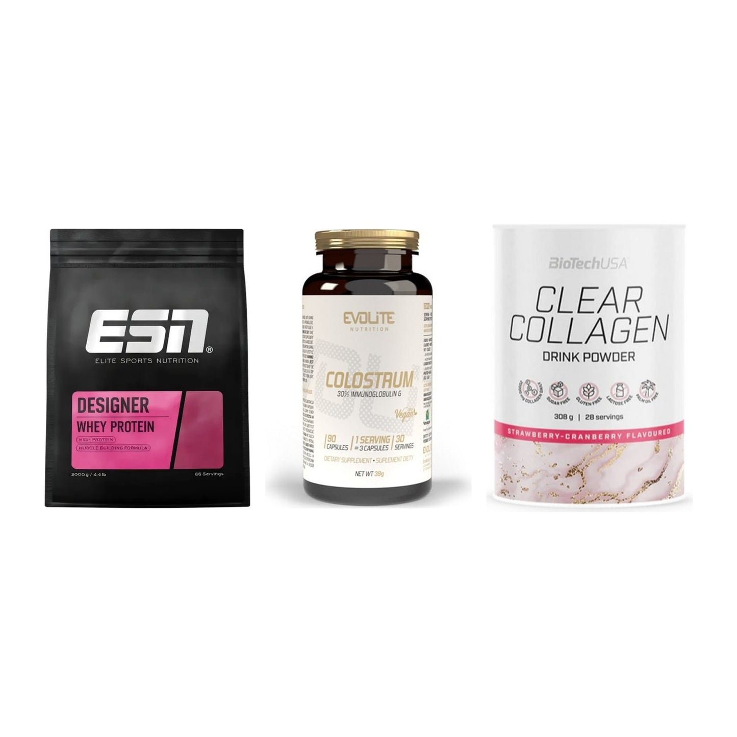 Regenerations-Set: ESN Designer + Evolite Nutriti + BioTech Clear – alle enthaltenen Artikel