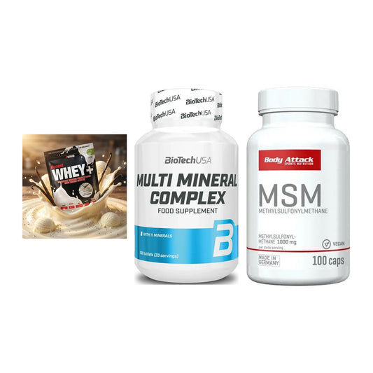 Regenerations-Set: Sinob Honest + BioTech Multi + Body Attack MSM – alle enthaltenen Artikel