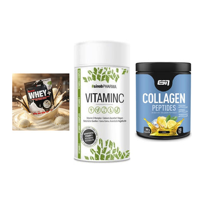 Regenerations-Set: Sinob Honest + Sinob Vitamin C + ESN Collagen – alle enthaltenen Artikel