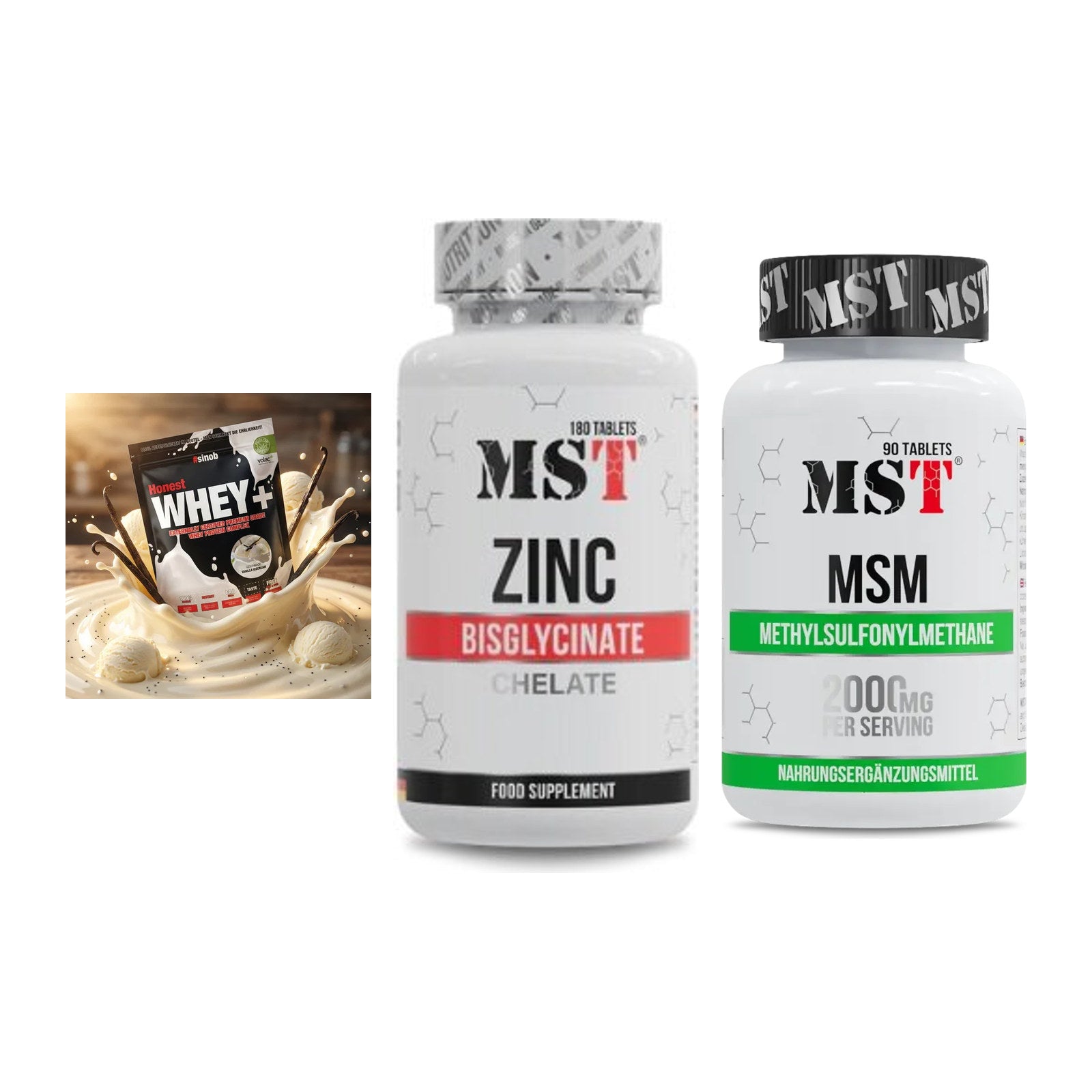 Regenerations-Set: Sinob Honest + MST Zinc + MST MSM 2000 / – alle enthaltenen Artikel