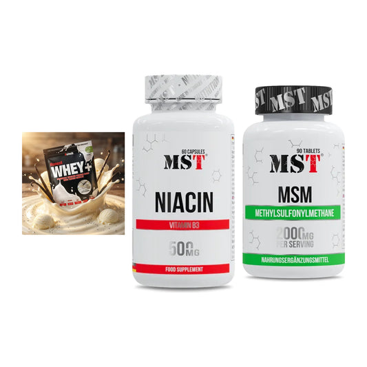 Regenerations-Set: Sinob Honest + MST Niacin + MST MSM 2000 / – alle enthaltenen Artikel