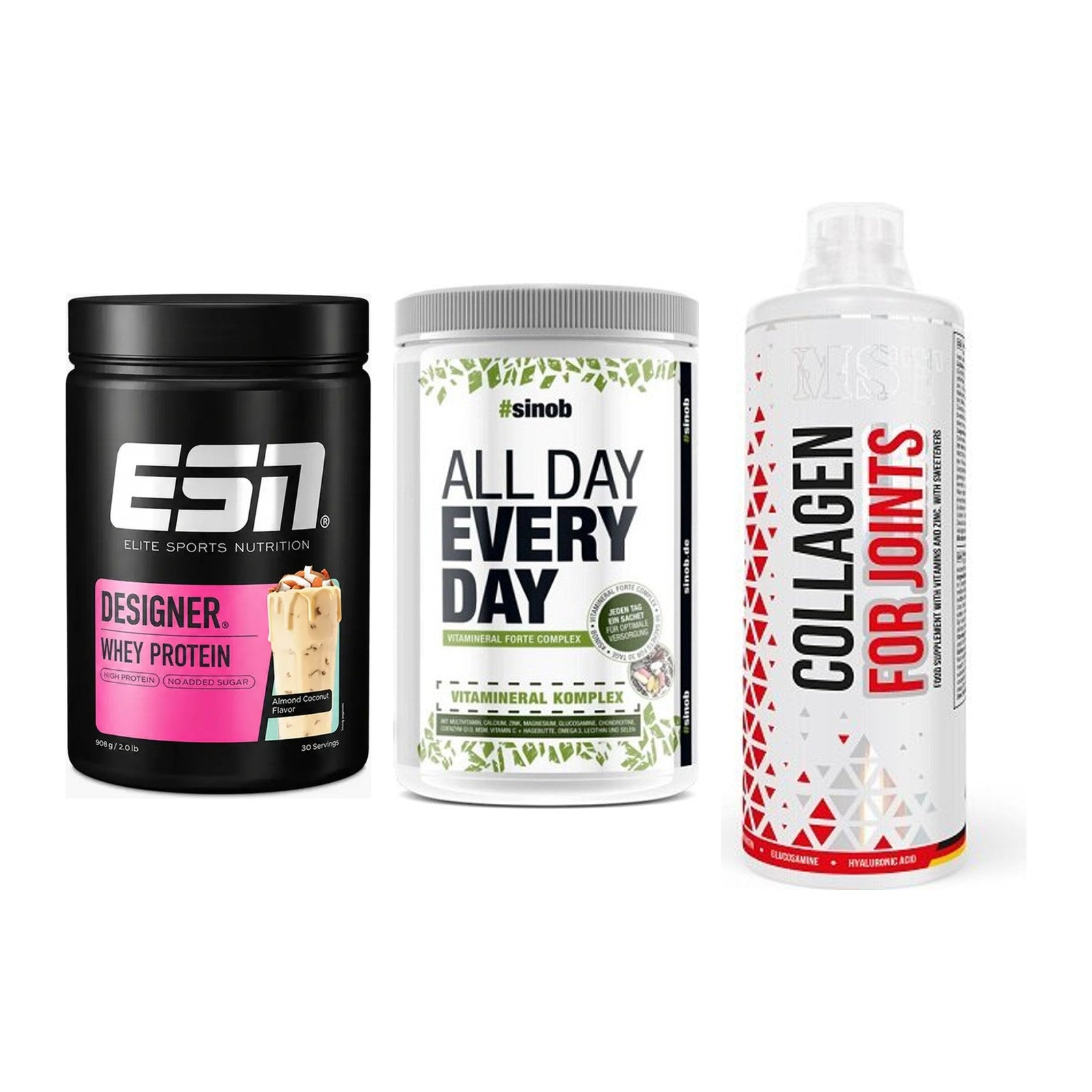 Regenerations-Set: ESN Designer + Sinob All Day + MST Collagen – alle enthaltenen Artikel