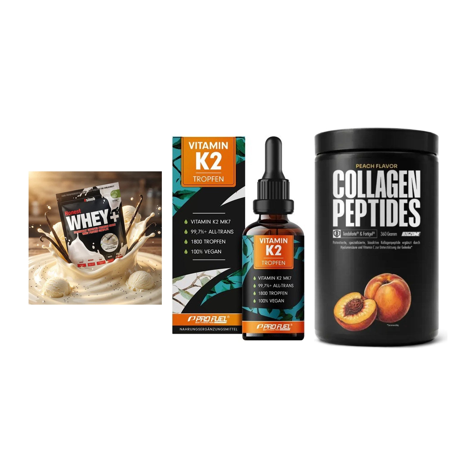 Regenerations-Set: Sinob Honest + ProFuel Vitamin + Big Zone – alle enthaltenen Artikel