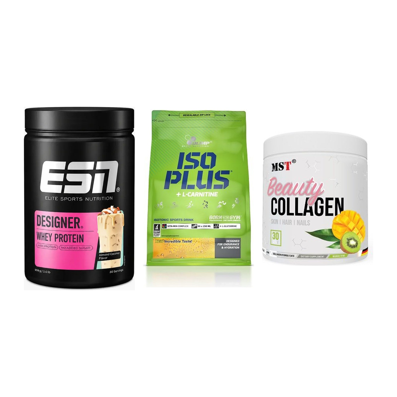 Regenerations-Set: ESN Designer + Olimp Iso Plus + MST Beauty – alle enthaltenen Artikel