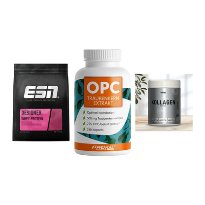 Regenerations-Set: ESN Designer + ProFuel OPC + Sinob Kollagen – alle enthaltenen Artikel