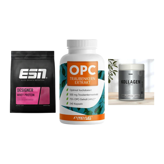 Regenerations-Set: ESN Designer + ProFuel OPC + Sinob Kollagen – alle enthaltenen Artikel