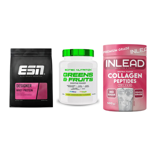 Regenerations-Set: ESN Designer + Scitec Greens + INLEAD Collagen – alle enthaltenen Artikel