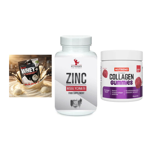 Regenerations-Set: Sinob Honest + #GYMJUICE ZINC + Nutrend Collage – alle enthaltenen Artikel