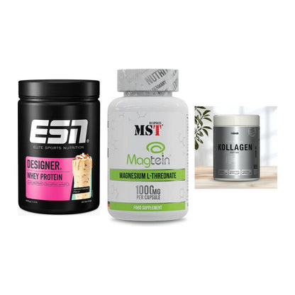Regenerations-Set: ESN Designer + MST Magnesium + Sinob Kollagen – alle enthaltenen Artikel