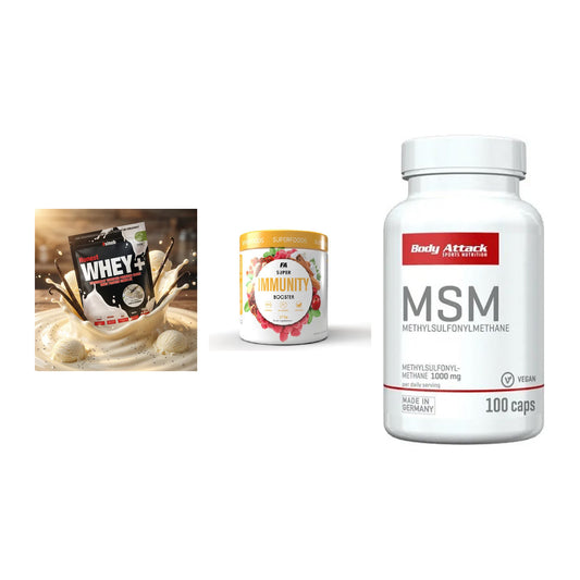 Regenerations-Set: Sinob Honest + FA Nutrition + Body Attack MSM – alle enthaltenen Artikel