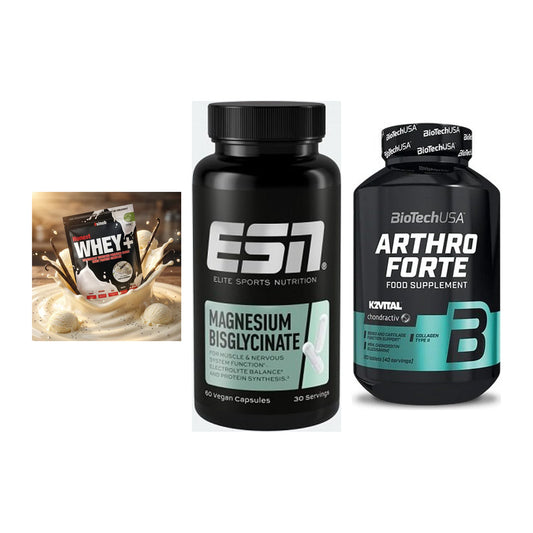 Regenerations-Set: Sinob Honest + ESN Magnesium + BioTech Arthro – alle enthaltenen Artikel