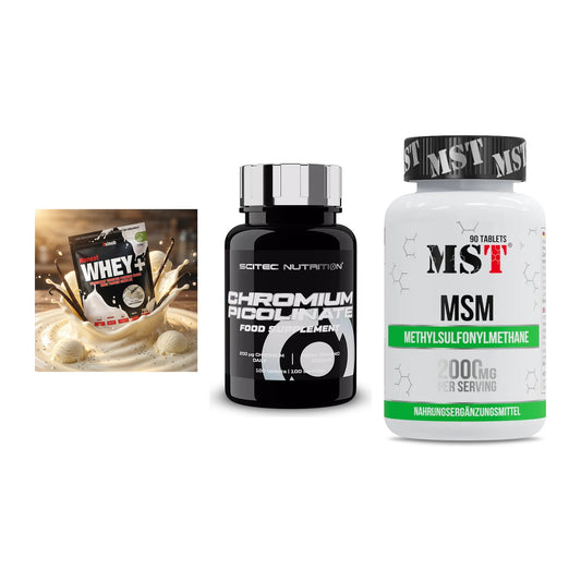 Regenerations-Set: Sinob Honest + Scitec Chromium + MST MSM 2000 / – alle enthaltenen Artikel